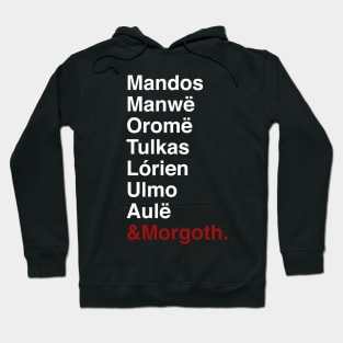 The Valar and the Dark Lord Hoodie